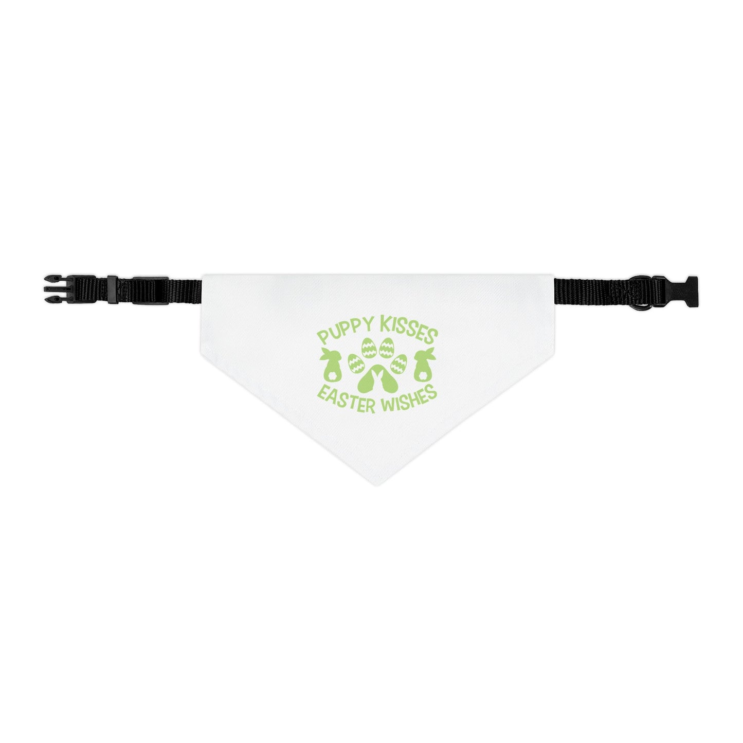 Green Easter Themed Pet Bandana Collar for Dogs