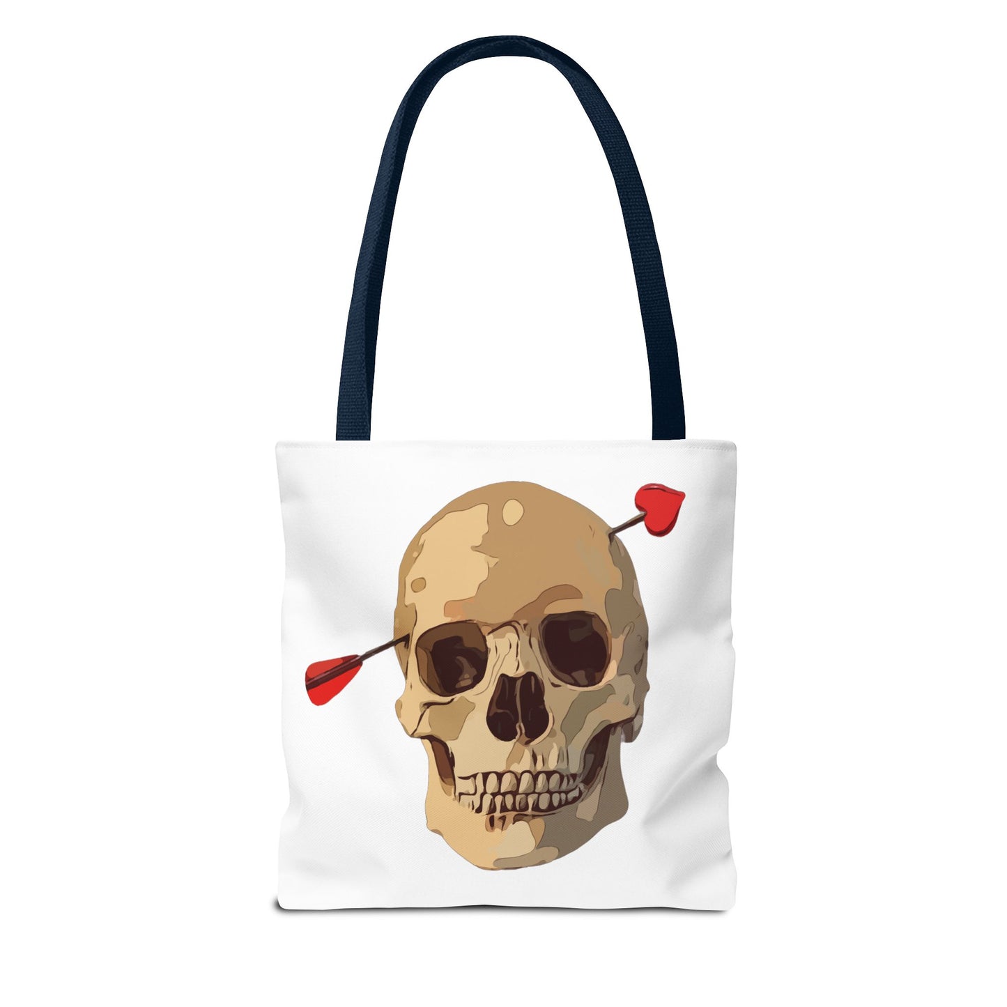 Skull Graphic Cupid Tote Bag: Edgy Elegance Meets Functional Style
