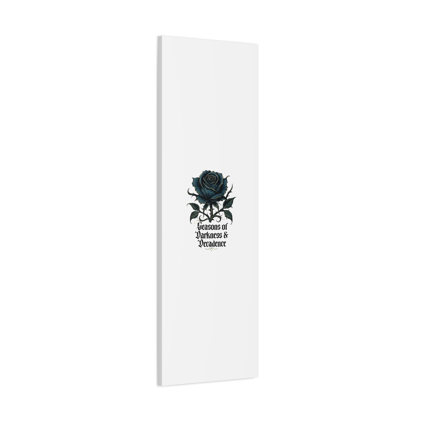 Canvas Wall Art — Gothic Blue Rose "Seasons of Darkness & Decadence"