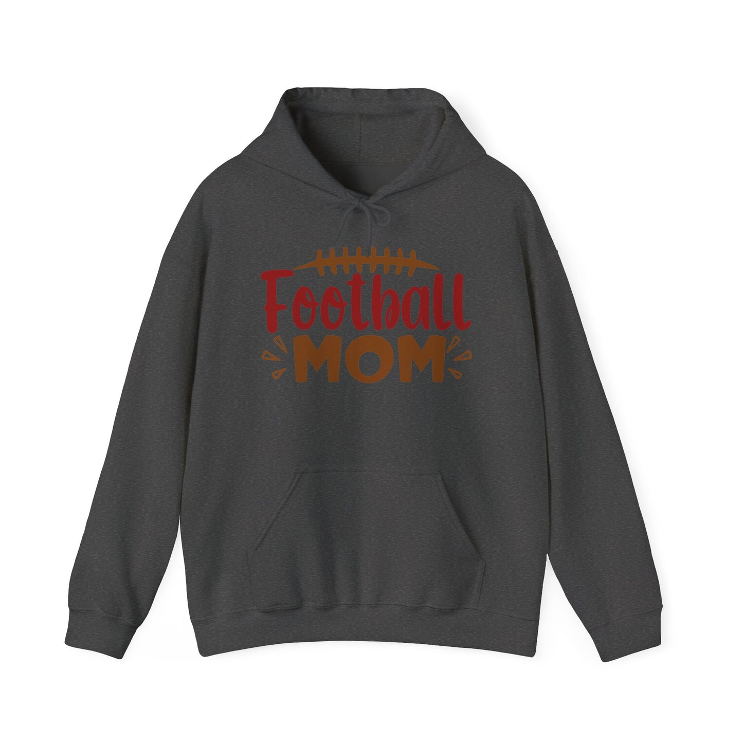 Football Mom Hoodie — Cute Football Graphic Pullover for Proud Sports Moms