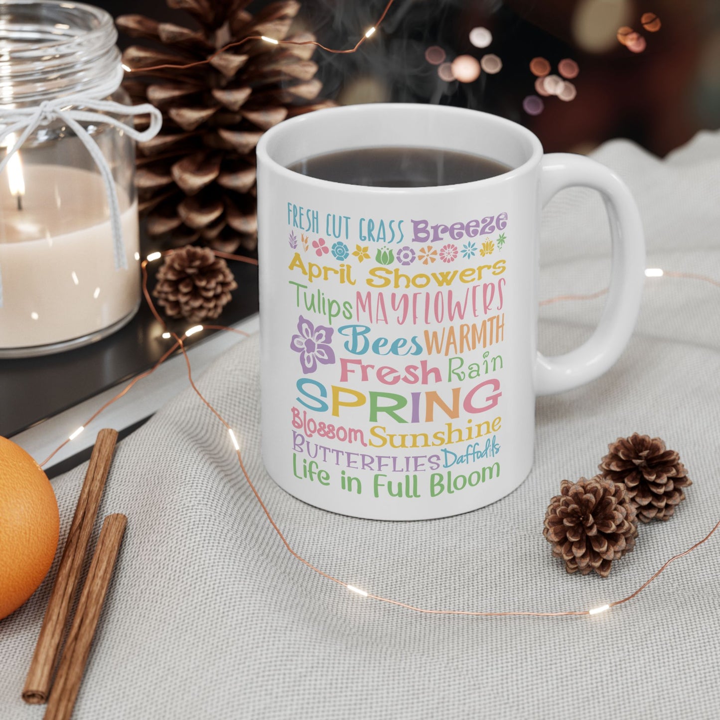 Spring Word Riot Ceramic Mug — 11oz & 15oz