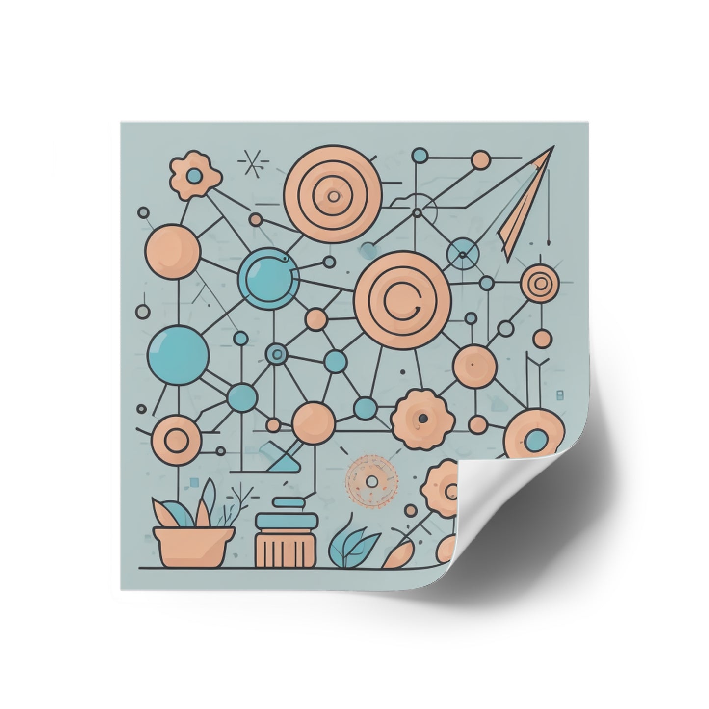 Educational Science Stickers | Vinyl Decals for Science Enthusiasts | Fun Lab and Research Themed Stickers for Laptops and Notebooks