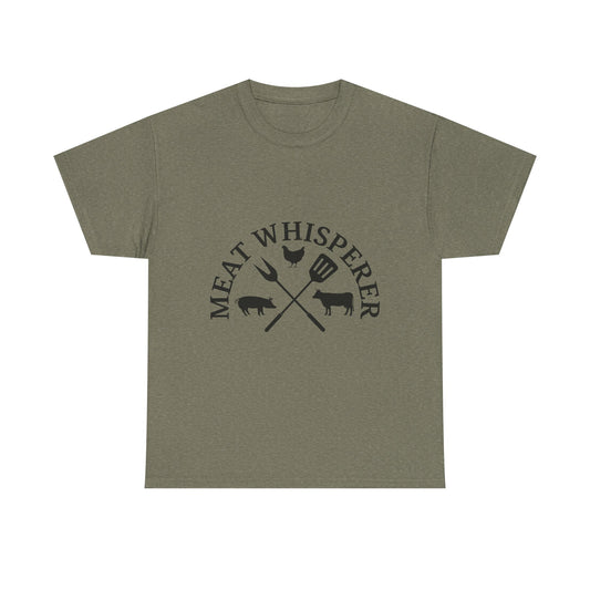 The Official Meat Whisperer T-Shirt: Dad's Ultimate Grilling Uniform