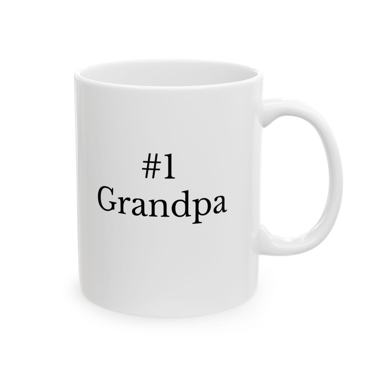Number 1 Grandpa Novelty Gift Mug (11 & 15 oz)