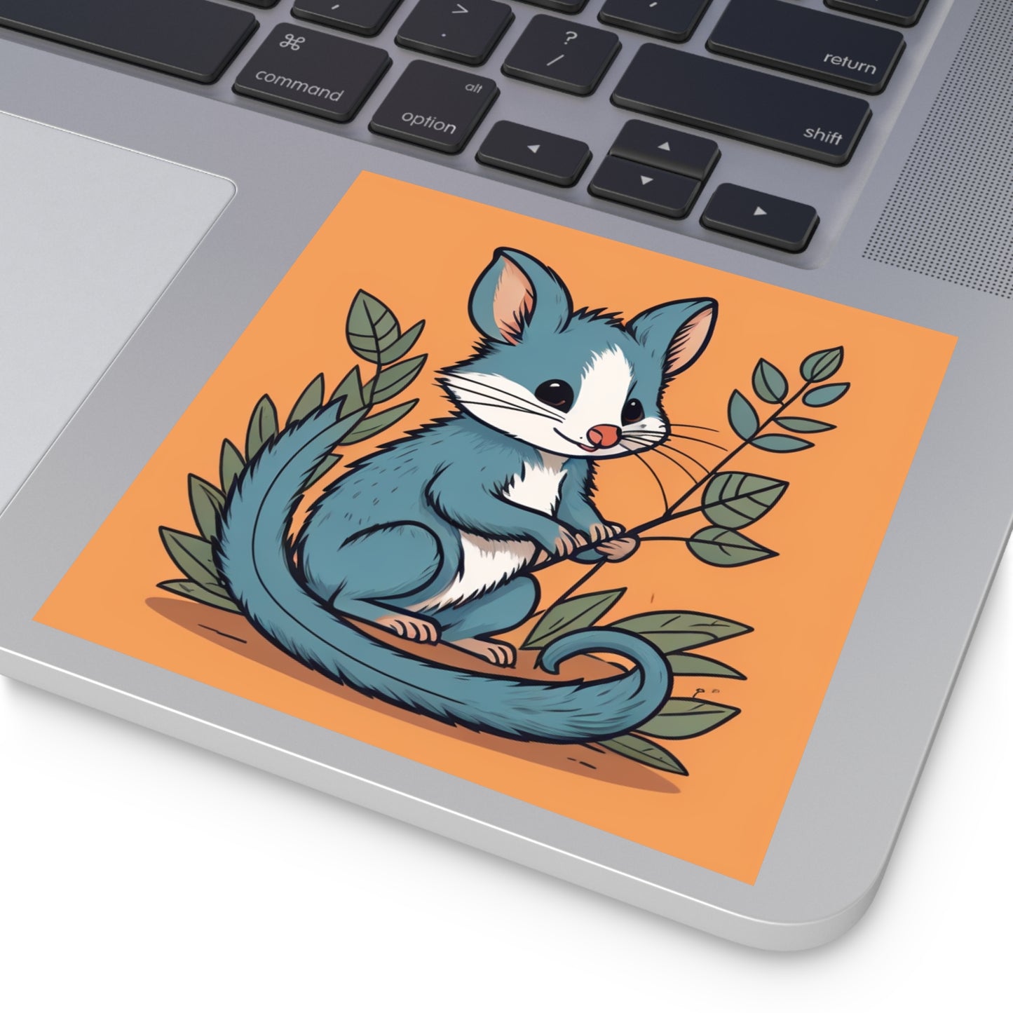 Adorable Cartoon Possum Stickers | Cute Marsupial Vinyl Decals | Fun Animal Sticker Set for Laptops and Journals