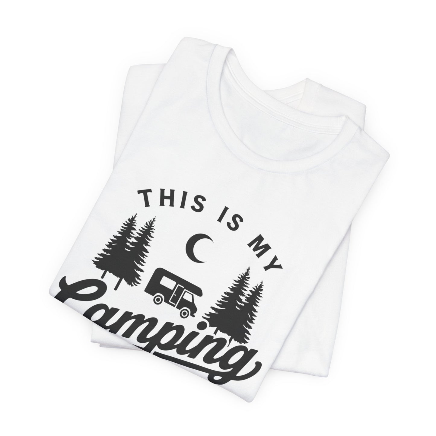 This Is My Camping Shirt Tee — Retro Camper Graphic T-Shirt for Outdoor Lovers