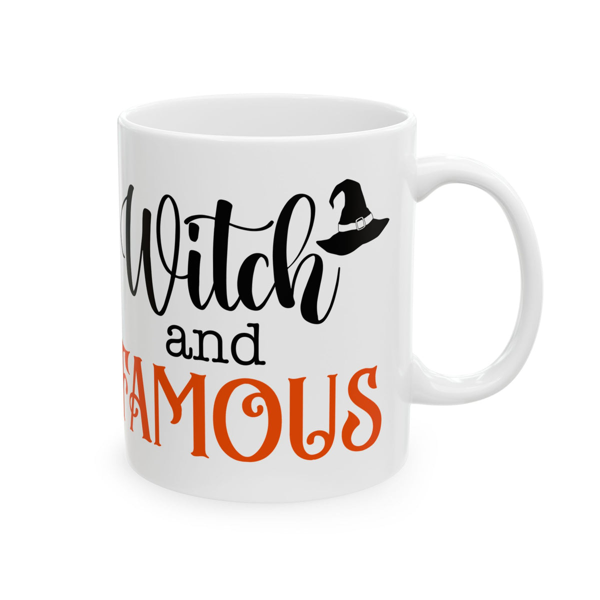 Witch and Famous Halloween Ceramic Mug (11oz/15oz)