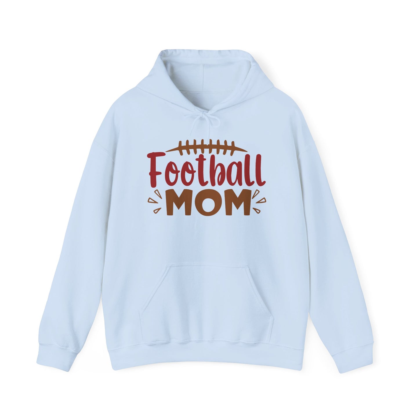 Football Mom Hoodie — Cute Football Graphic Pullover for Proud Sports Moms