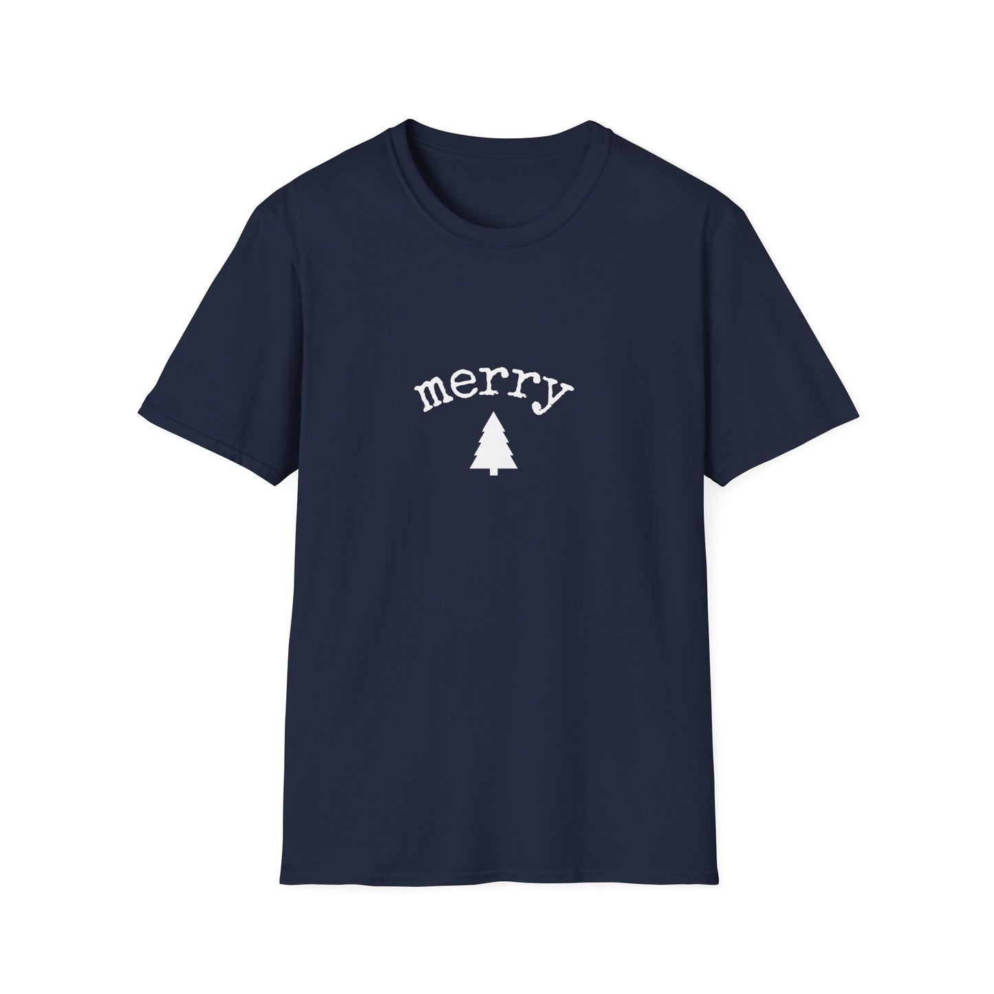 Cute "Merry Tree" Holiday T-Shirt — Festive Christmas Graphic Tee