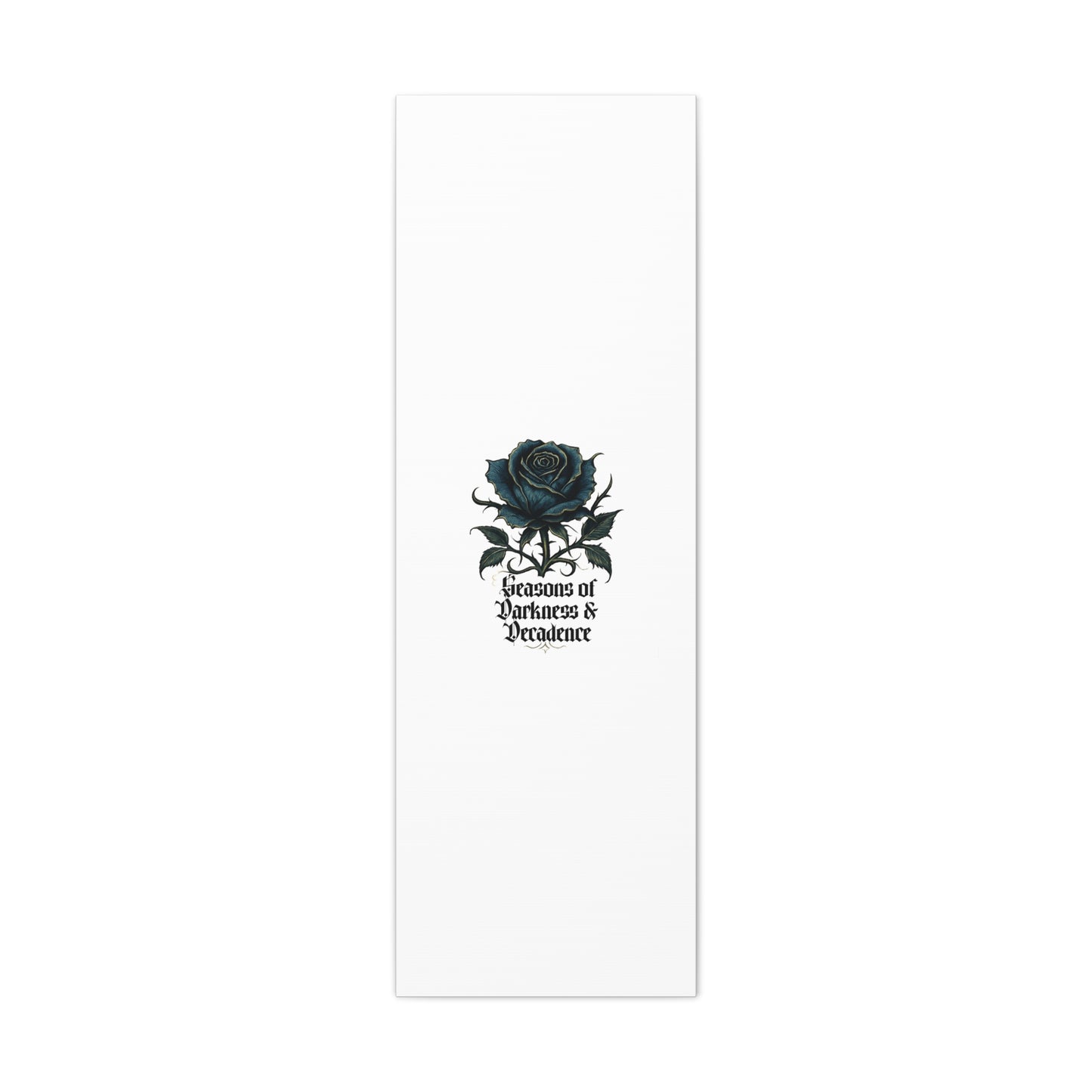 Canvas Wall Art — Gothic Blue Rose "Seasons of Darkness & Decadence"
