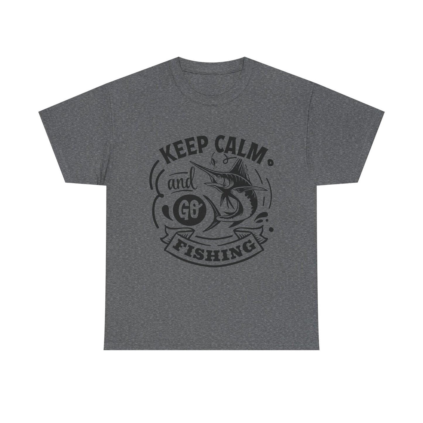 Keep Calm and Go Fishing T-Shirt for Dad