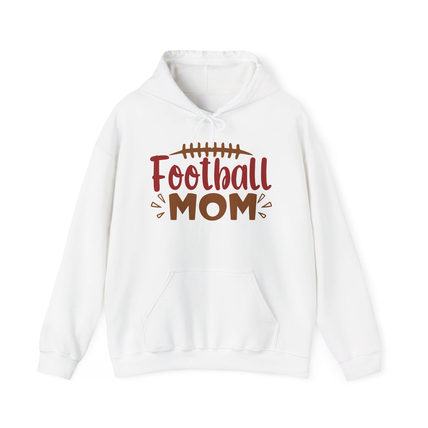 Football Mom Hoodie — Cute Football Graphic Pullover for Proud Sports Moms
