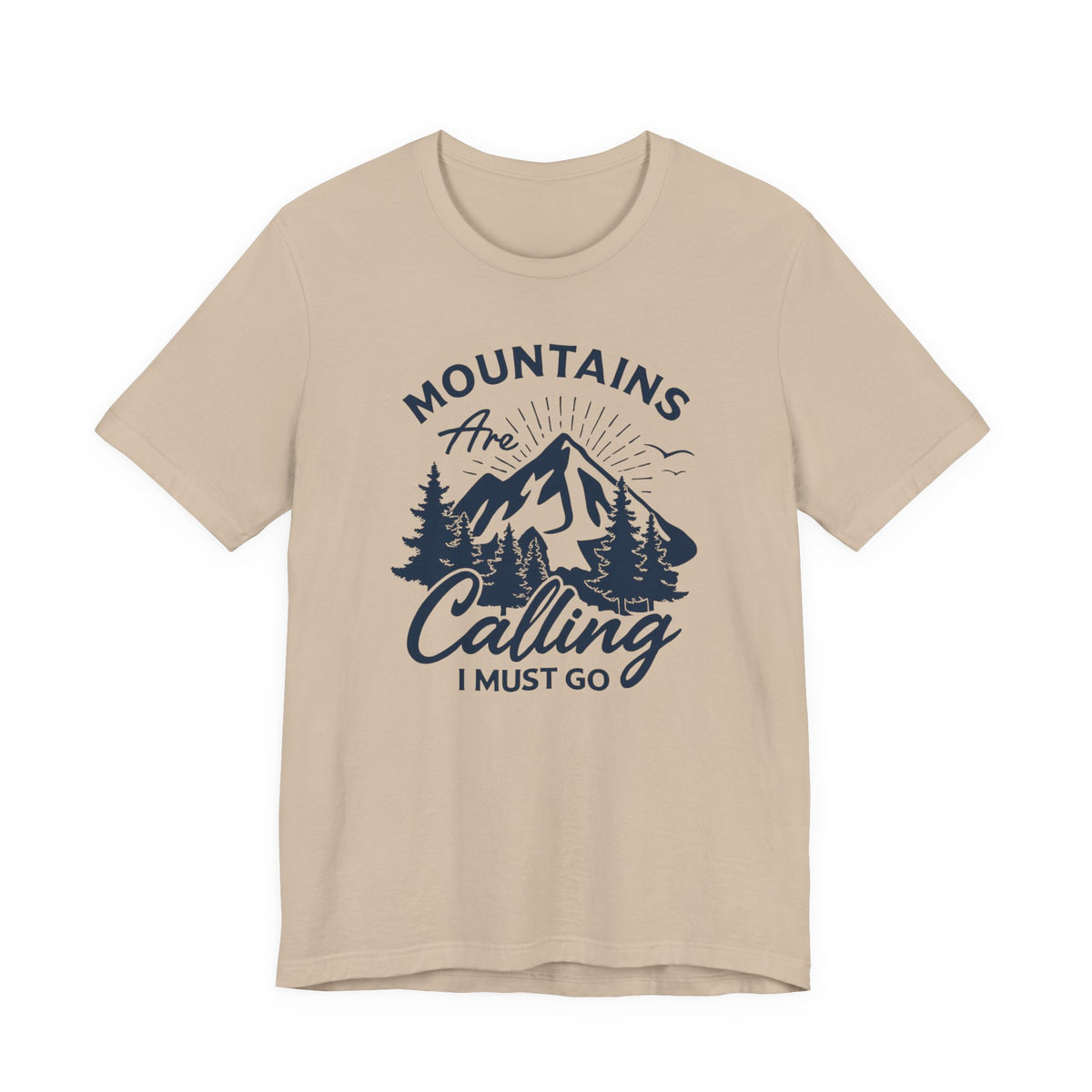 Mountains Are Calling T‑Shirt — Outdoor Adventure Graphic Tee