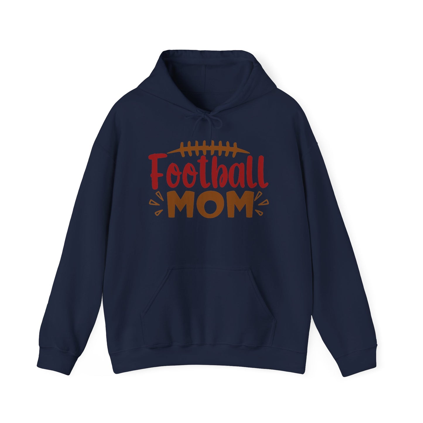 Football Mom Hoodie — Cute Football Graphic Pullover for Proud Sports Moms