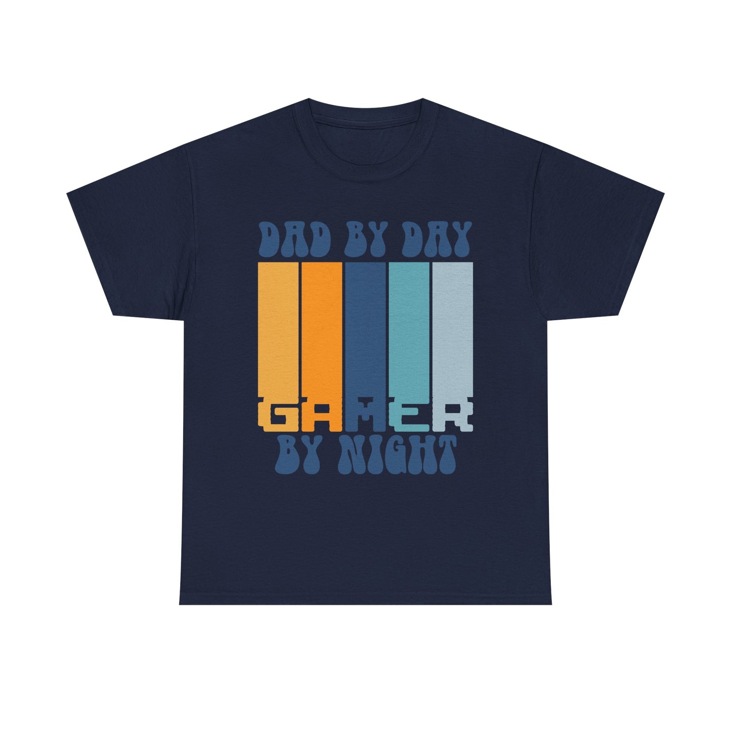 Retro Gen X Dad by Day Gamer by Night T-shirt
