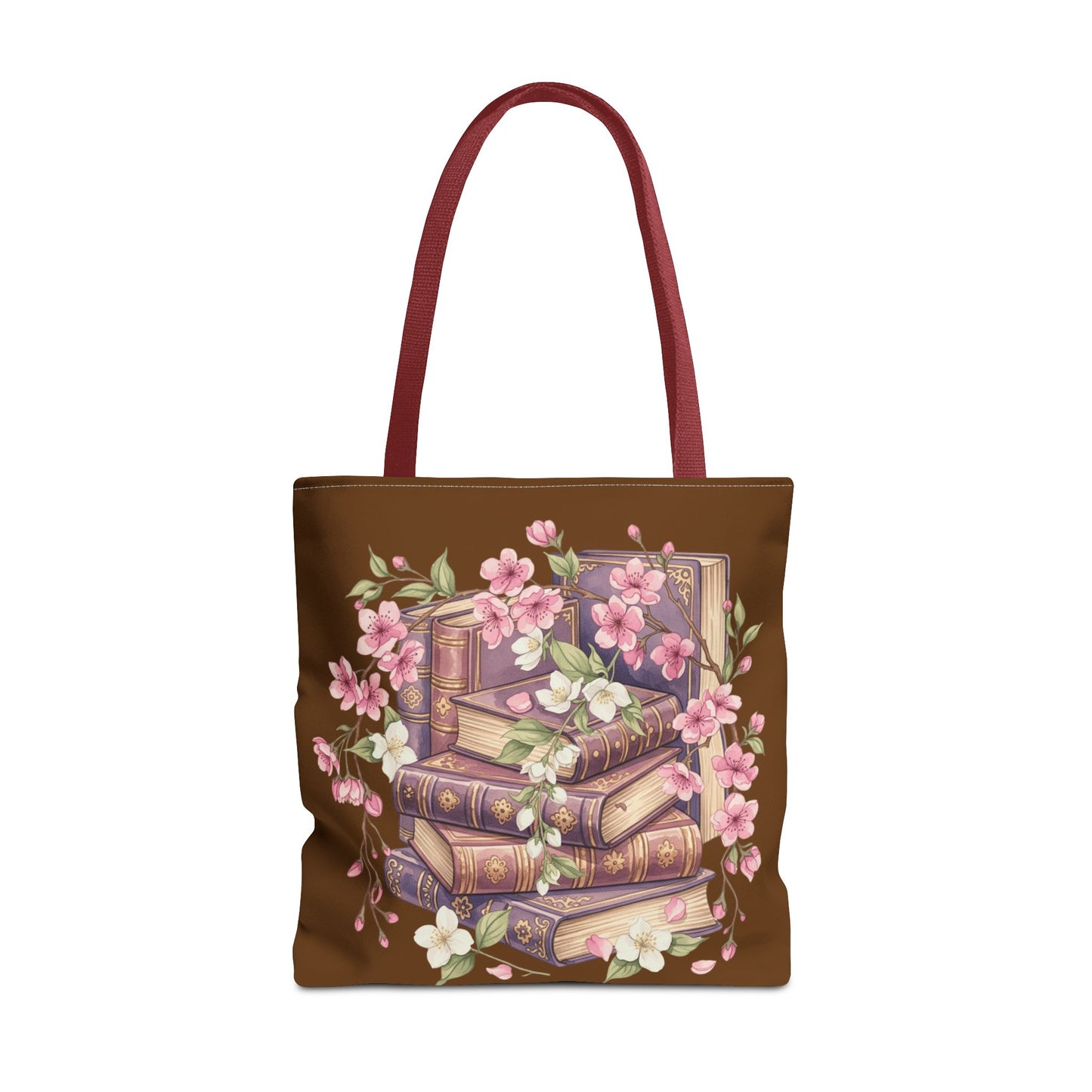 Wildflower Book Tote — Floral Print Library Tote