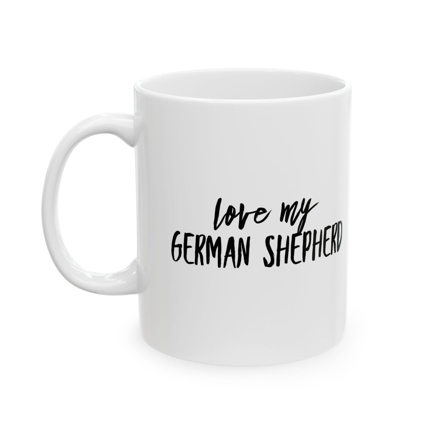 German Shepherd Love Ceramic Mug (11oz, 15oz)
