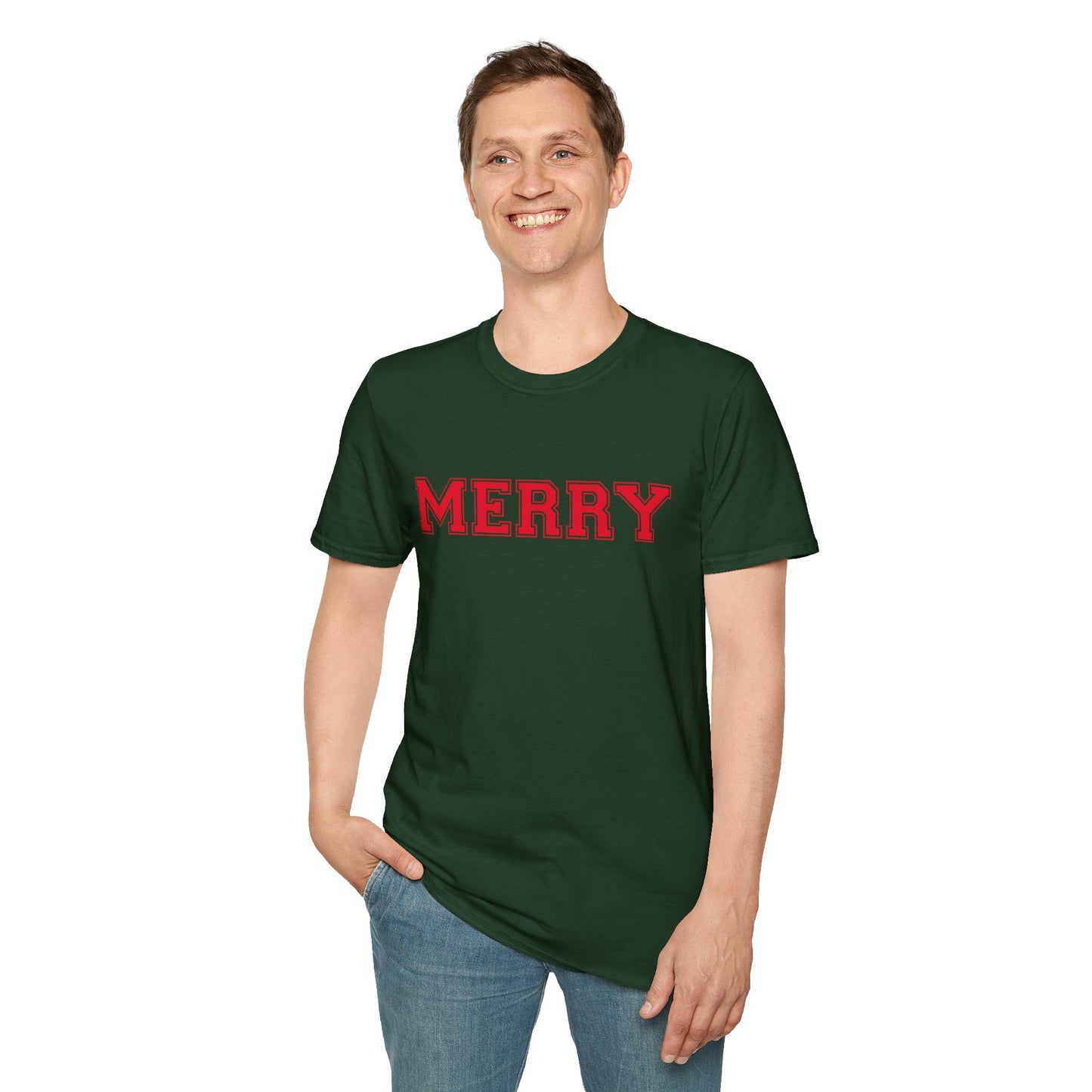 Merry Funny Christmas T-Shirt — Holiday Humor Tee
