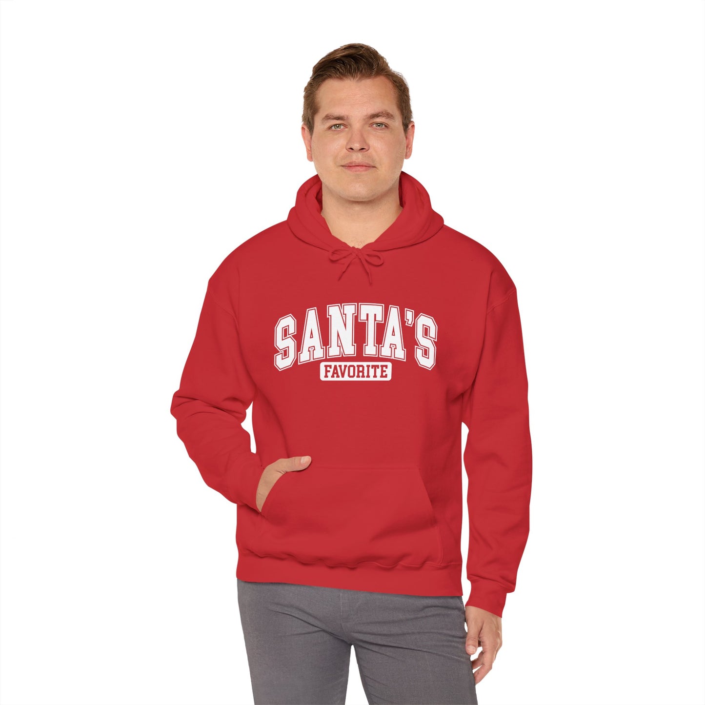 Santa's Favorite Family Unisex Christmas Hoodie