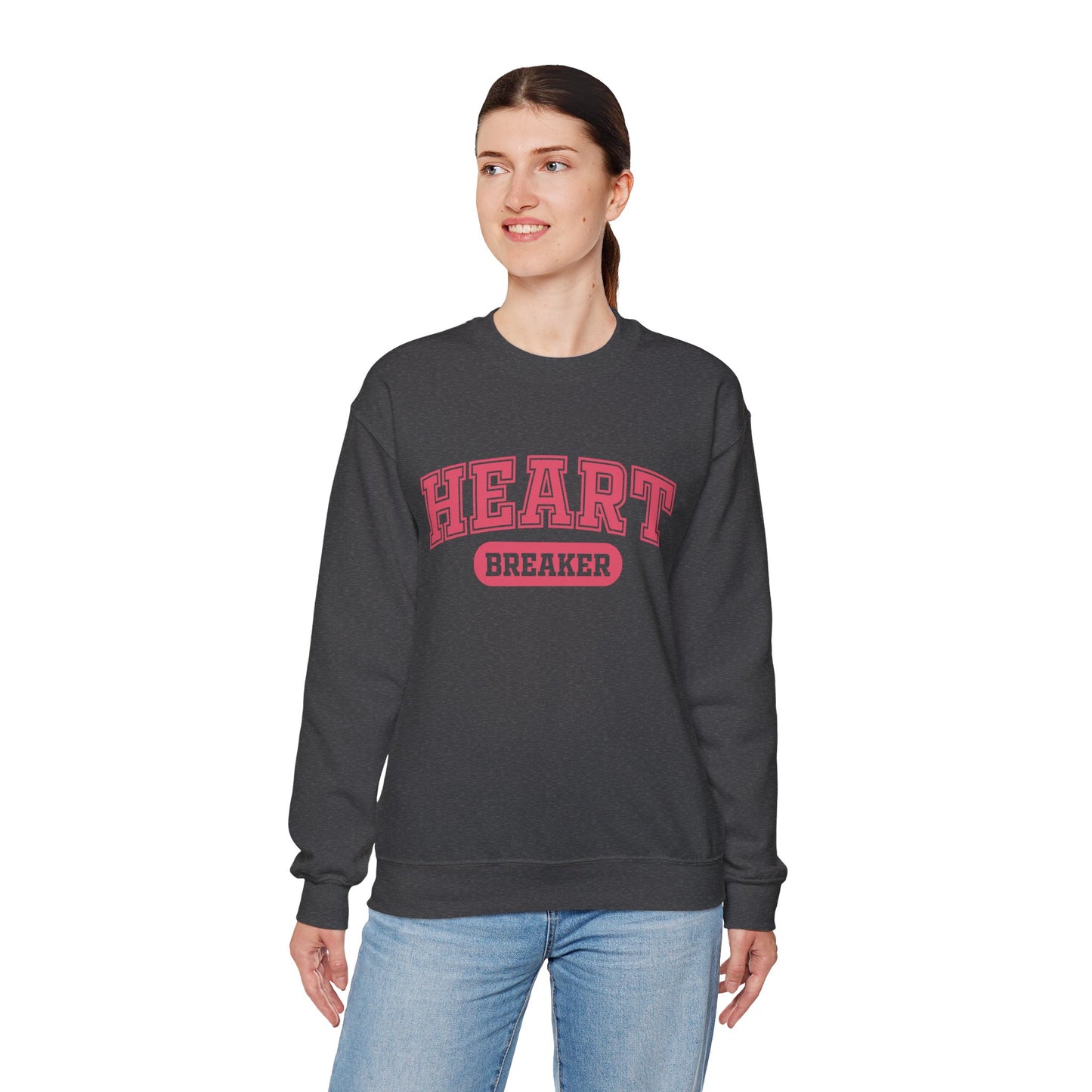 Heartbreaker Feminine Graphic Crewneck Sweatshirt