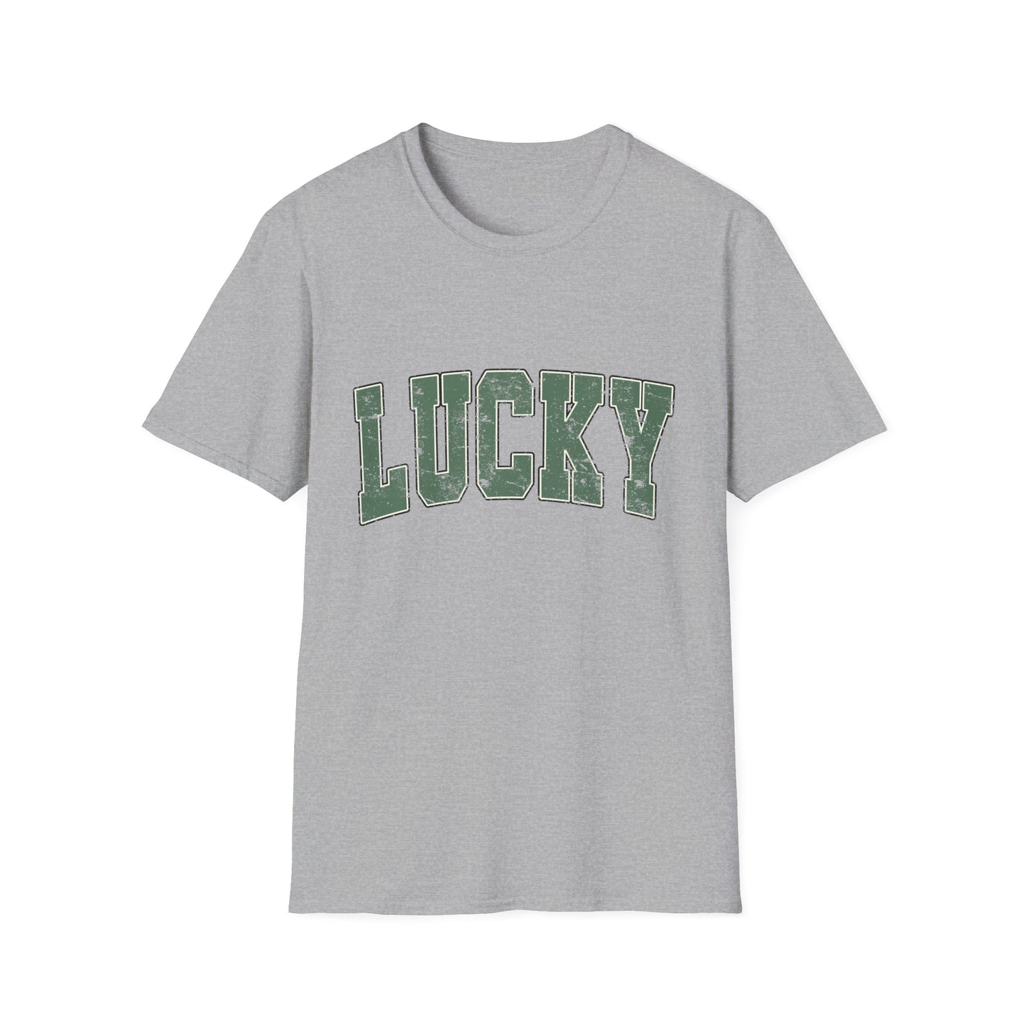 Lucky Graphic T-Shirt — Vintage Green St. Patrick’s Day Tee