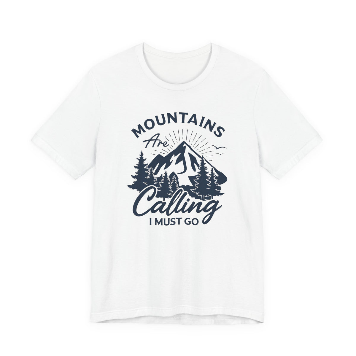 Mountains Are Calling T‑Shirt — Outdoor Adventure Graphic Tee