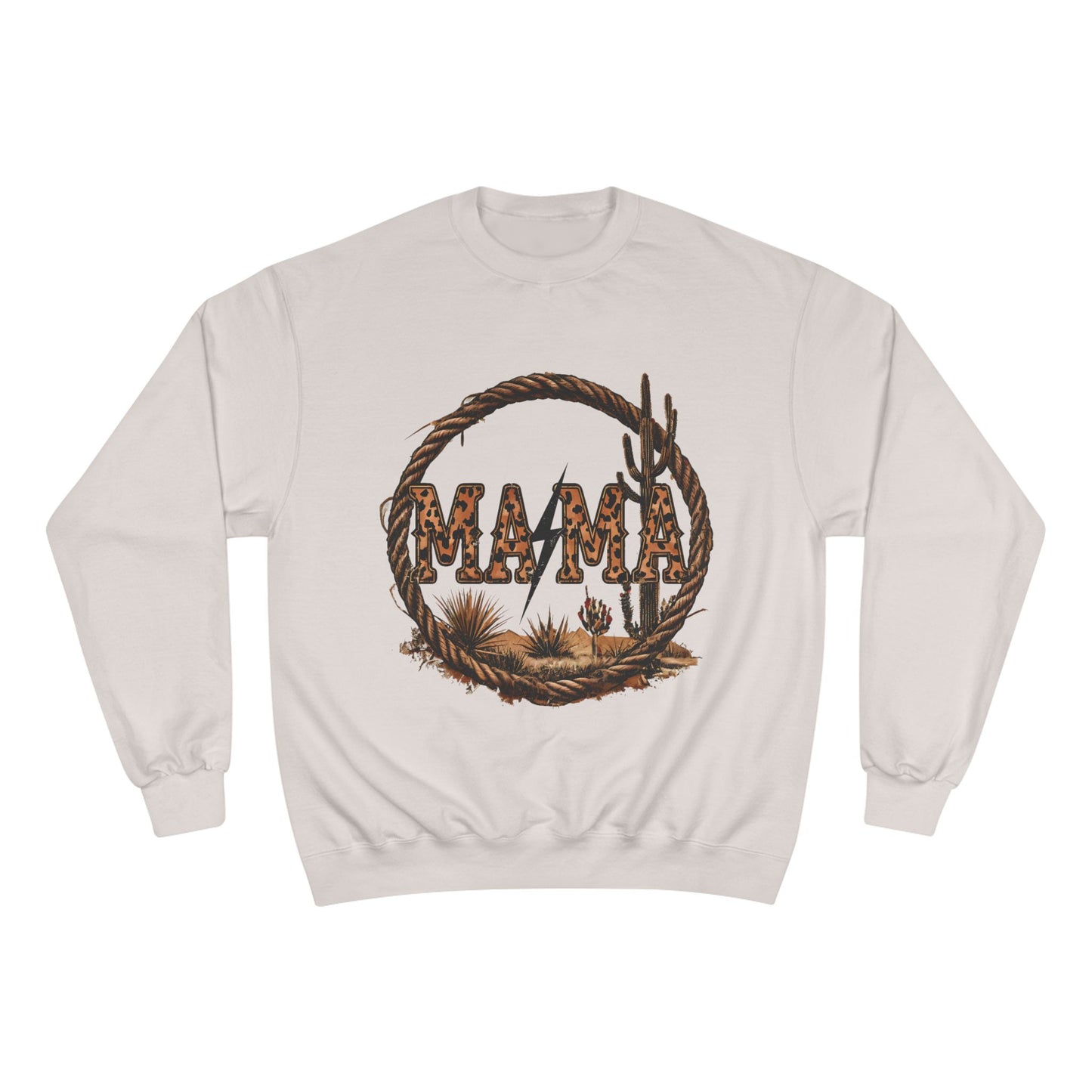 Western-Inspired Mama Champion Sweatshirt, Cozy Sweatshirt for Moms, Gift for Mother's Day, Comfortable Casual Wear, Boho Style Clothing