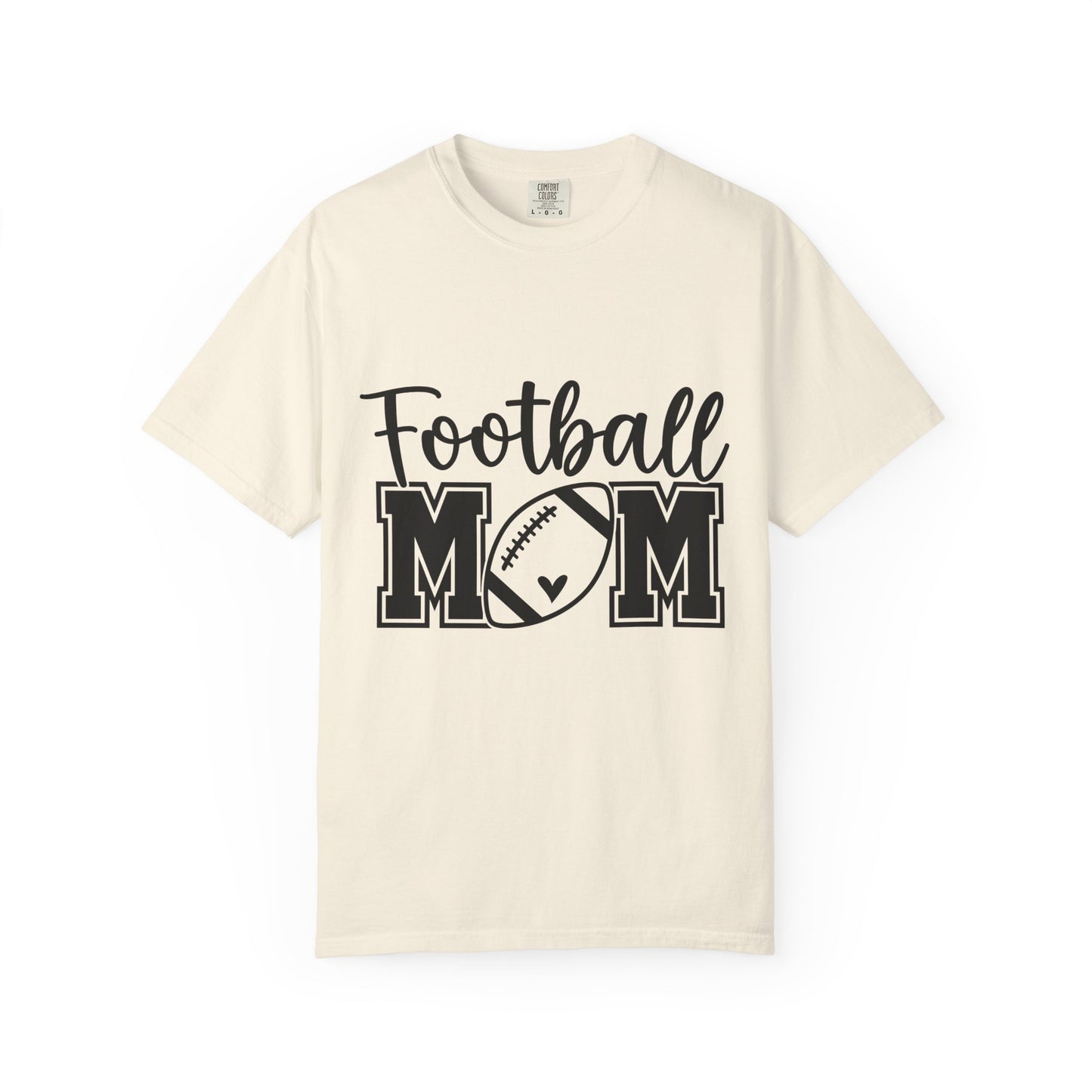 Football Mom T‑Shirt — Script & Varsity Football Mom Tee