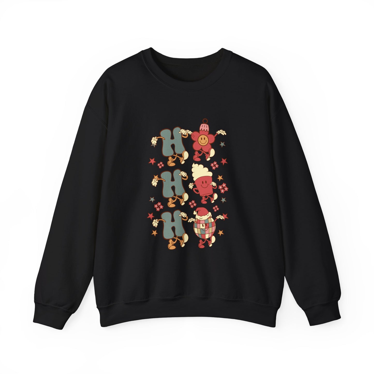 Ho Ho Ho Crewneck Sweatshirt — Christmas Holiday Sweatshirt