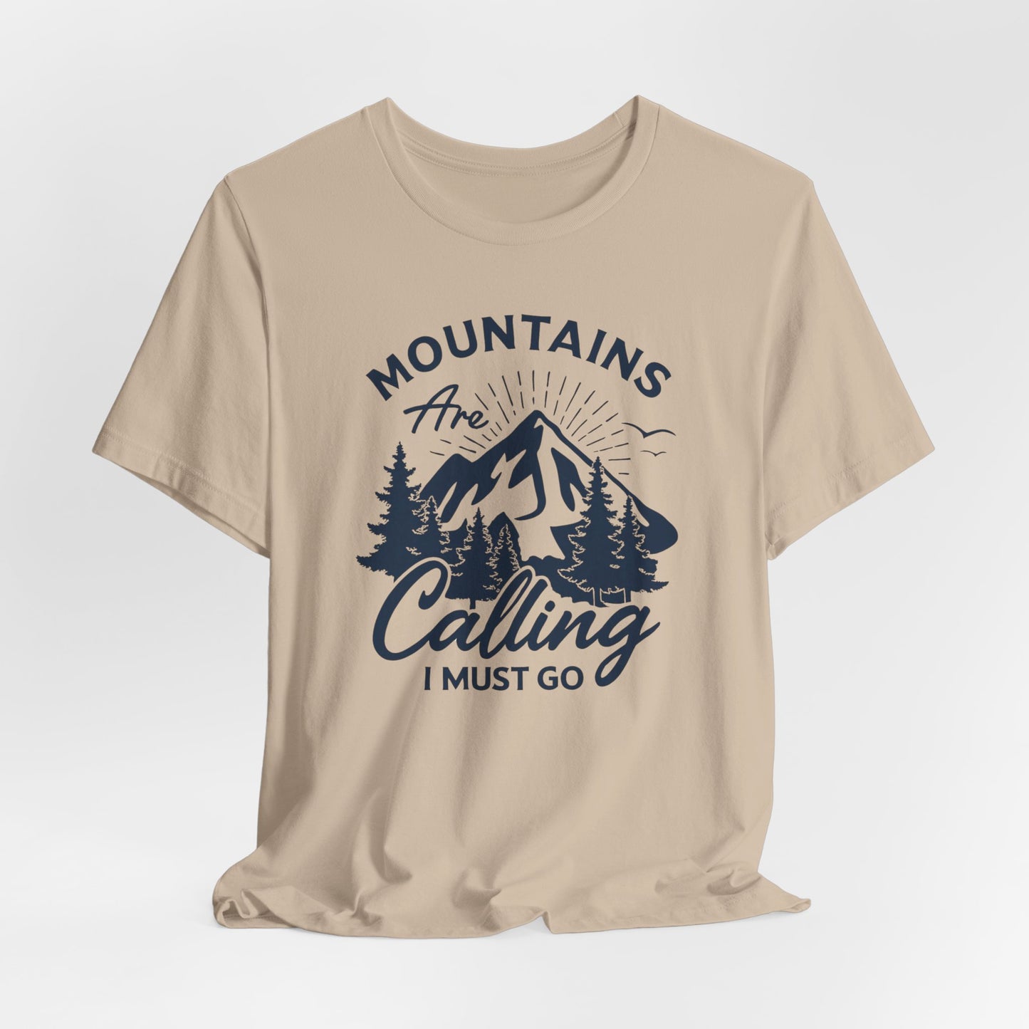 Mountains Are Calling T‑Shirt — Outdoor Adventure Graphic Tee
