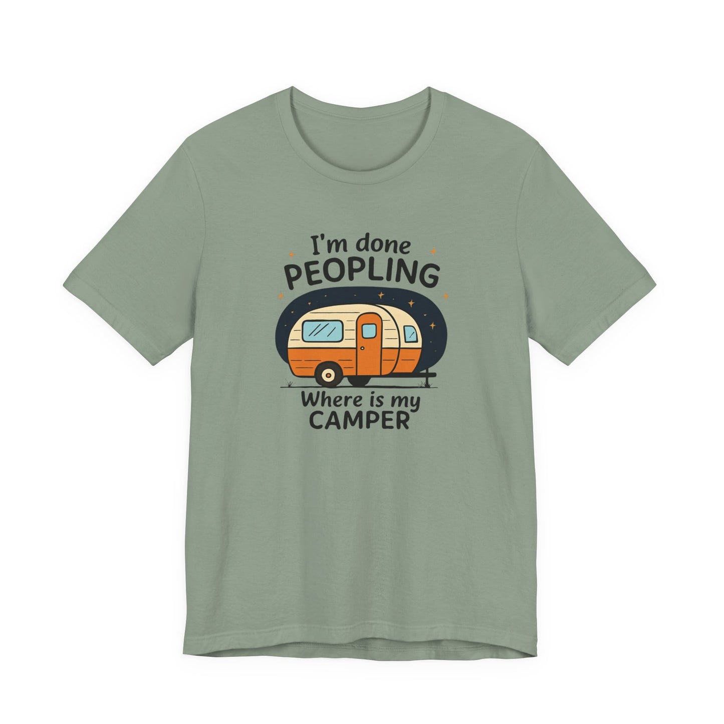 Snarky Social Exit Camper Tee