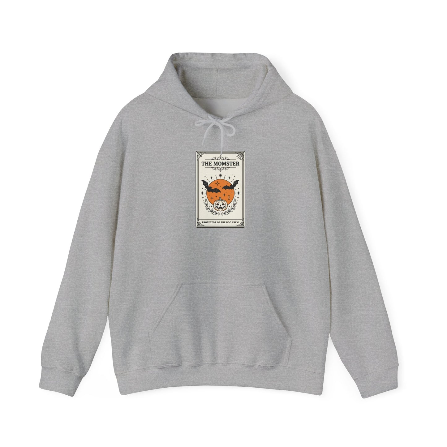Momster Pumpkin Crest Hoodie | Halloween Momster, Spooky Retro