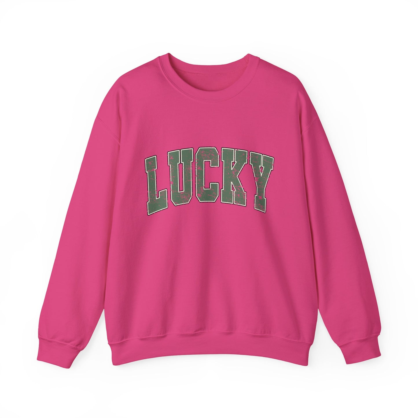 Lucky Graphic Sweatshirt — Vintage Green St. Patrick’s Day Crewneck
