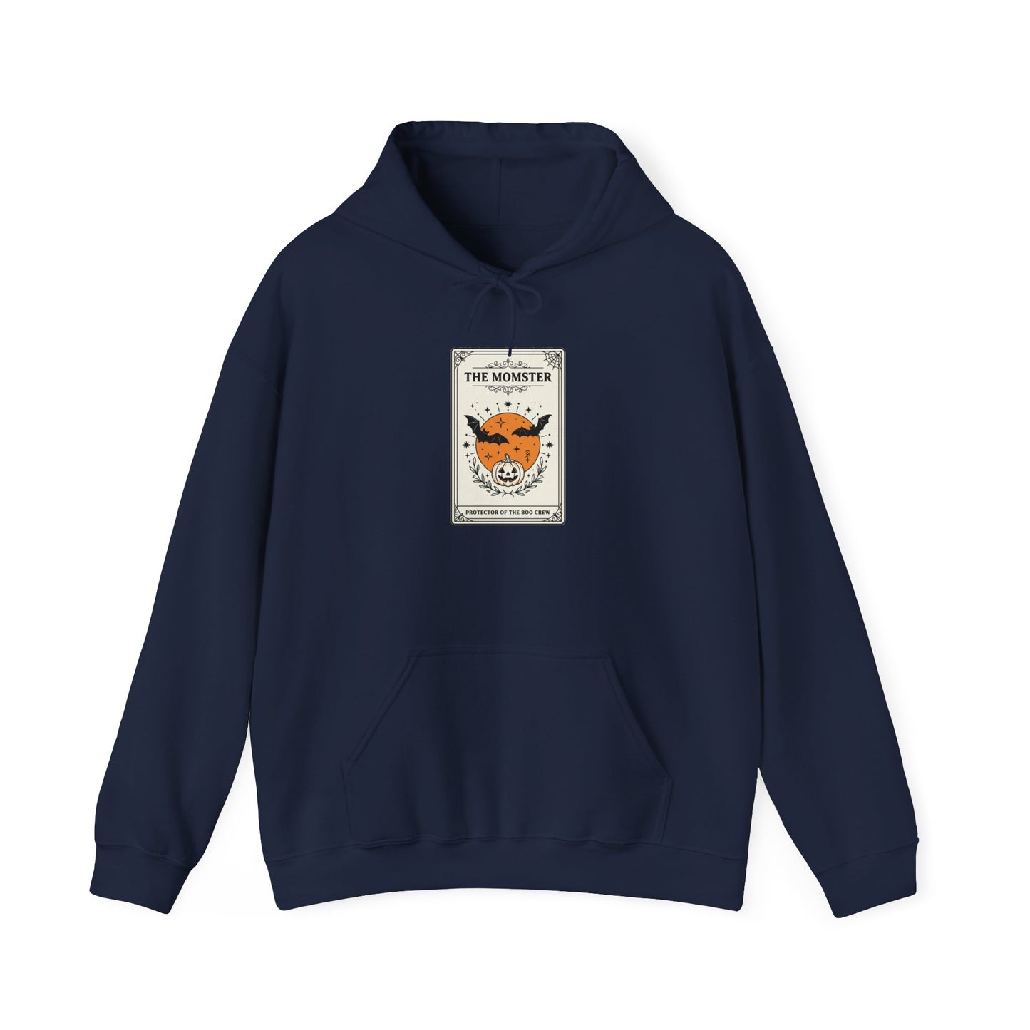 Momster Pumpkin Crest Hoodie | Halloween Momster, Spooky Retro