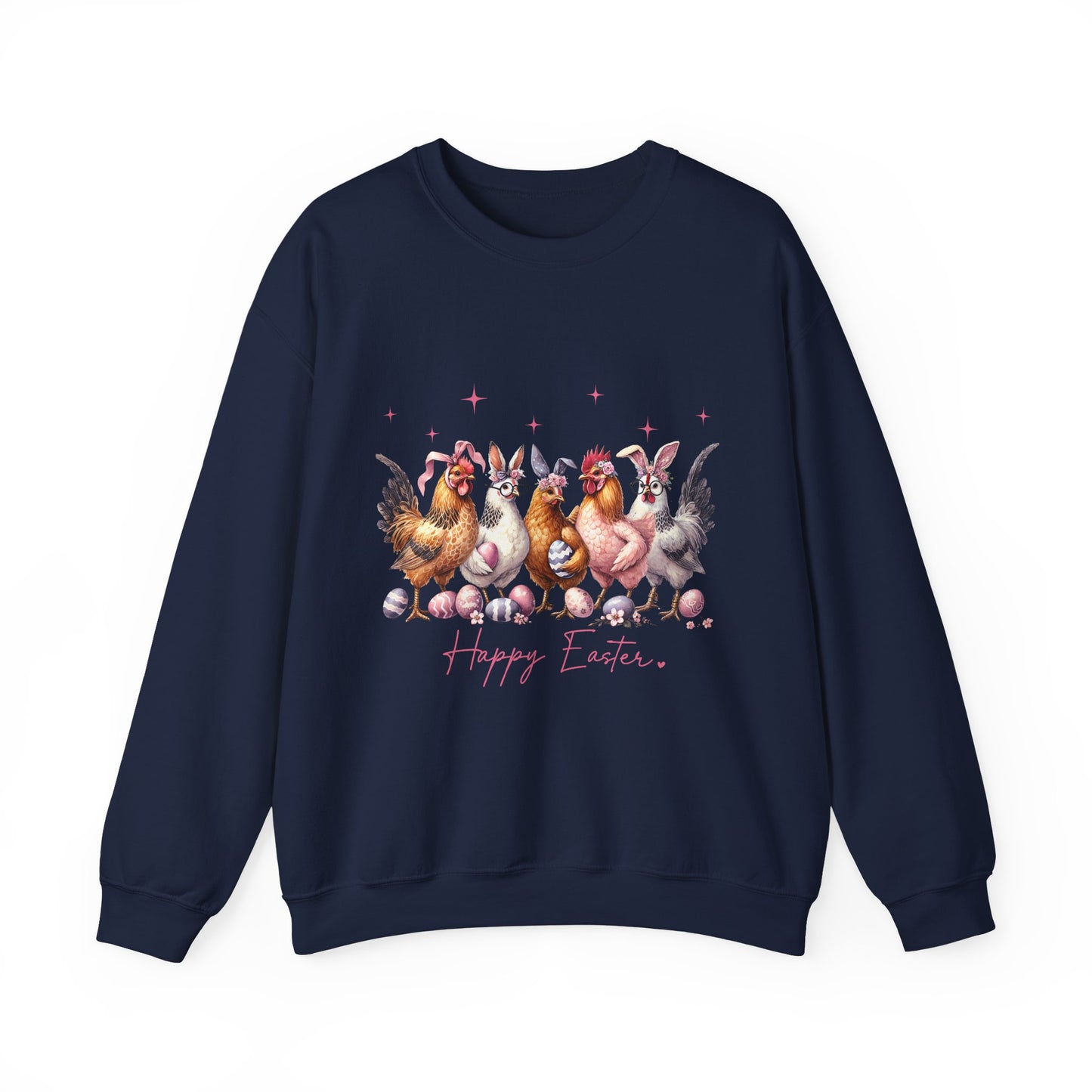 Happy Easter Themed Crewneck Women's Sweatshirt