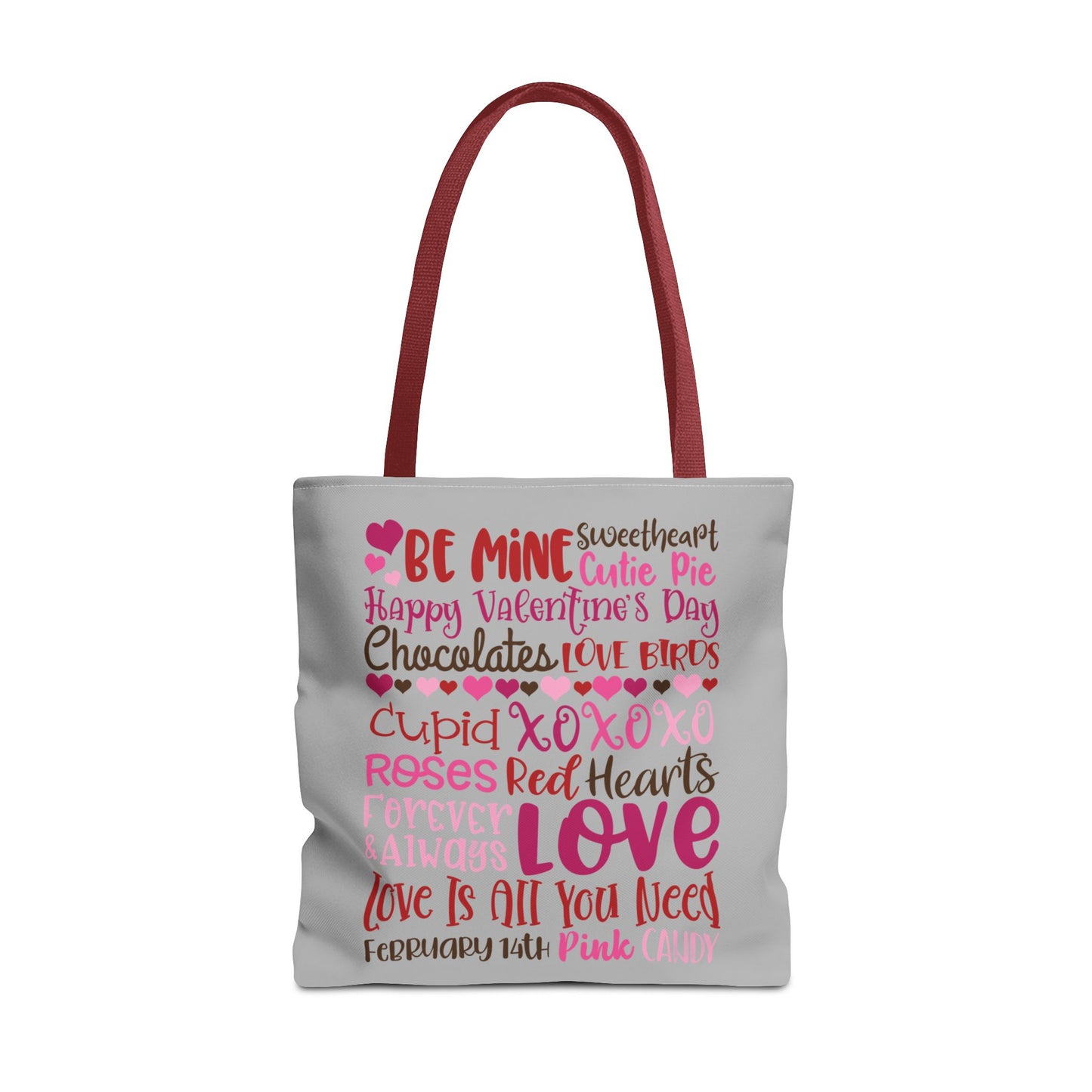 Valentine’s Day Love Words Tote Bag