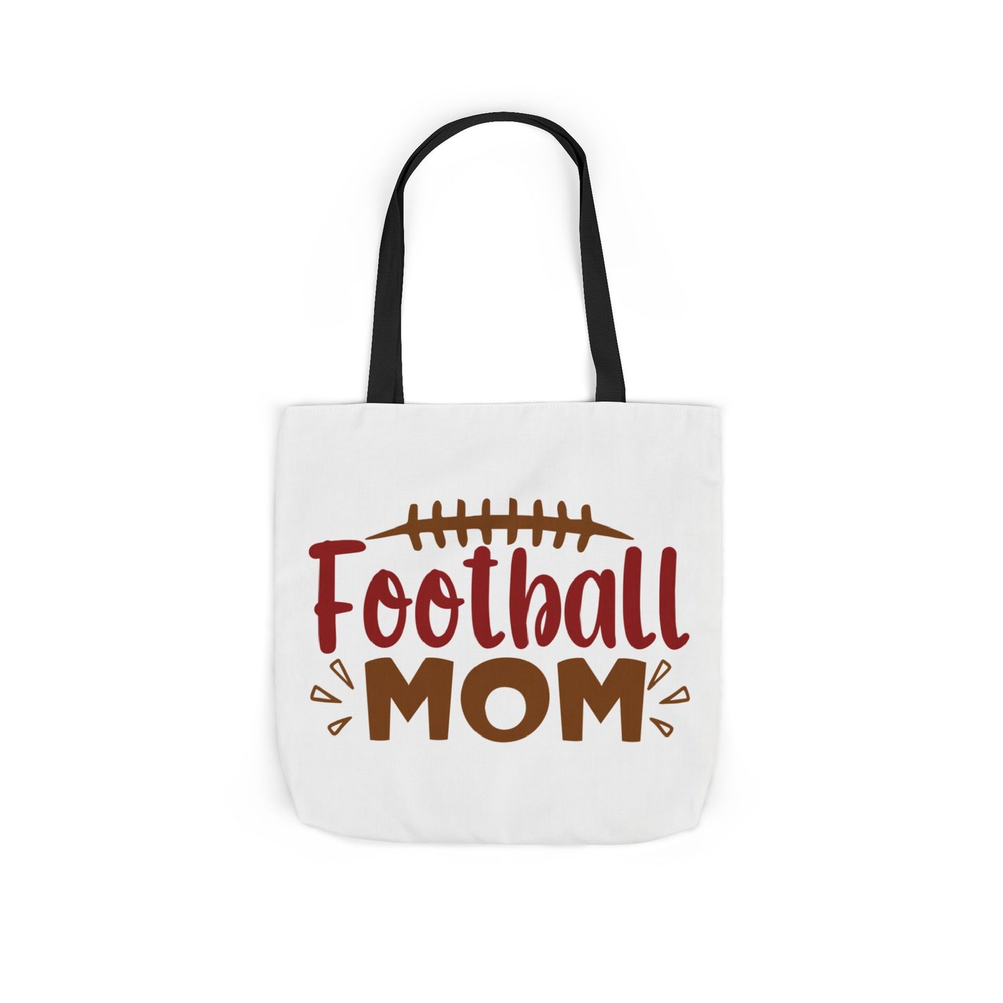 Football Mom Canvas Tote Bag — Game Day Reusable Grocery & Gear Tote