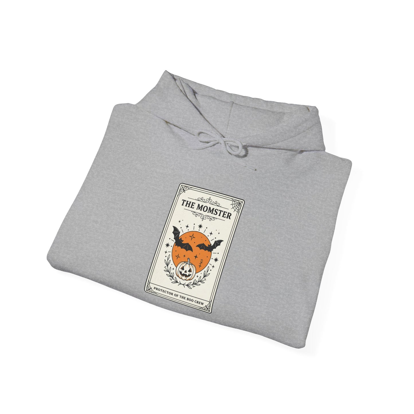 Momster Pumpkin Crest Hoodie | Halloween Momster, Spooky Retro