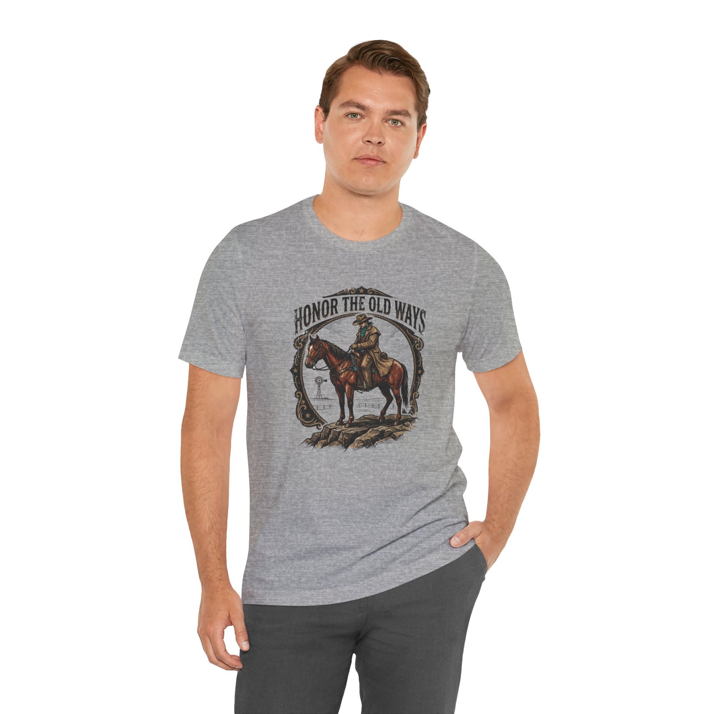 Honor the Old Ways T-Shirt | Western cowboy, vintage Americana