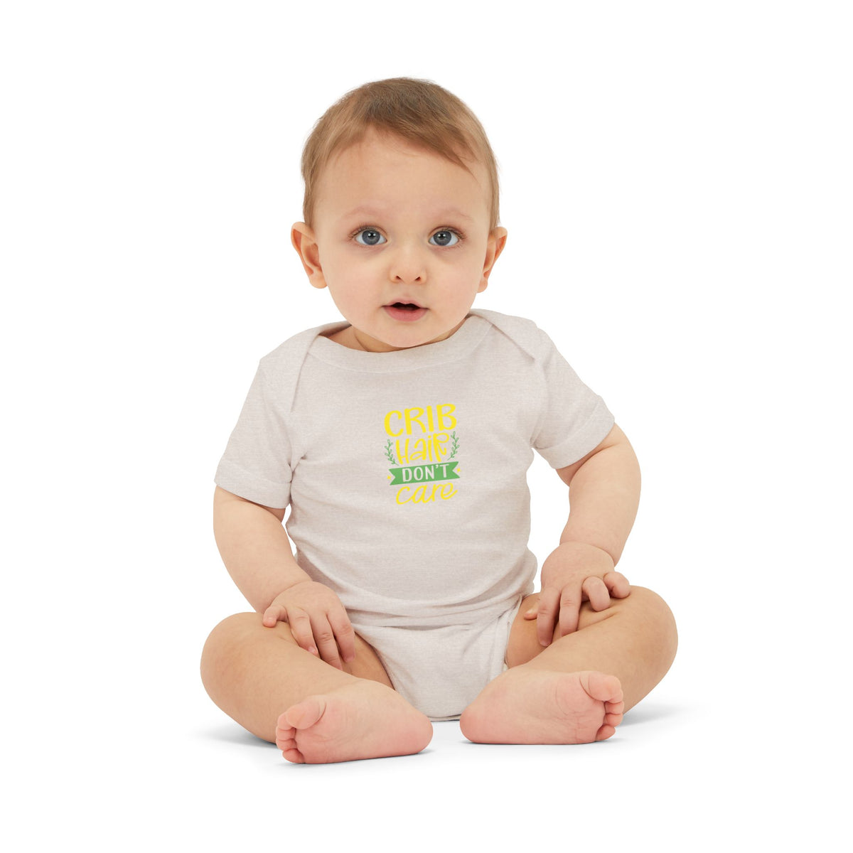 Crib Hair Don't Care Infant One-Piece Bodysuit