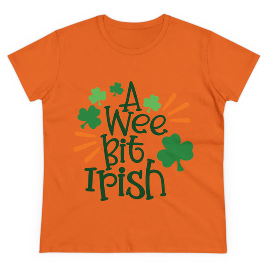 A Wee Bit Irish St. Patrick's Day Women's T-Shirt