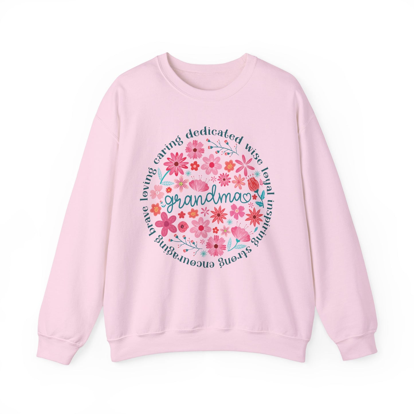 Grandma Floral Love Crewneck Sweatshirt - Cozy Gift for Grandmothers for Mother's Day