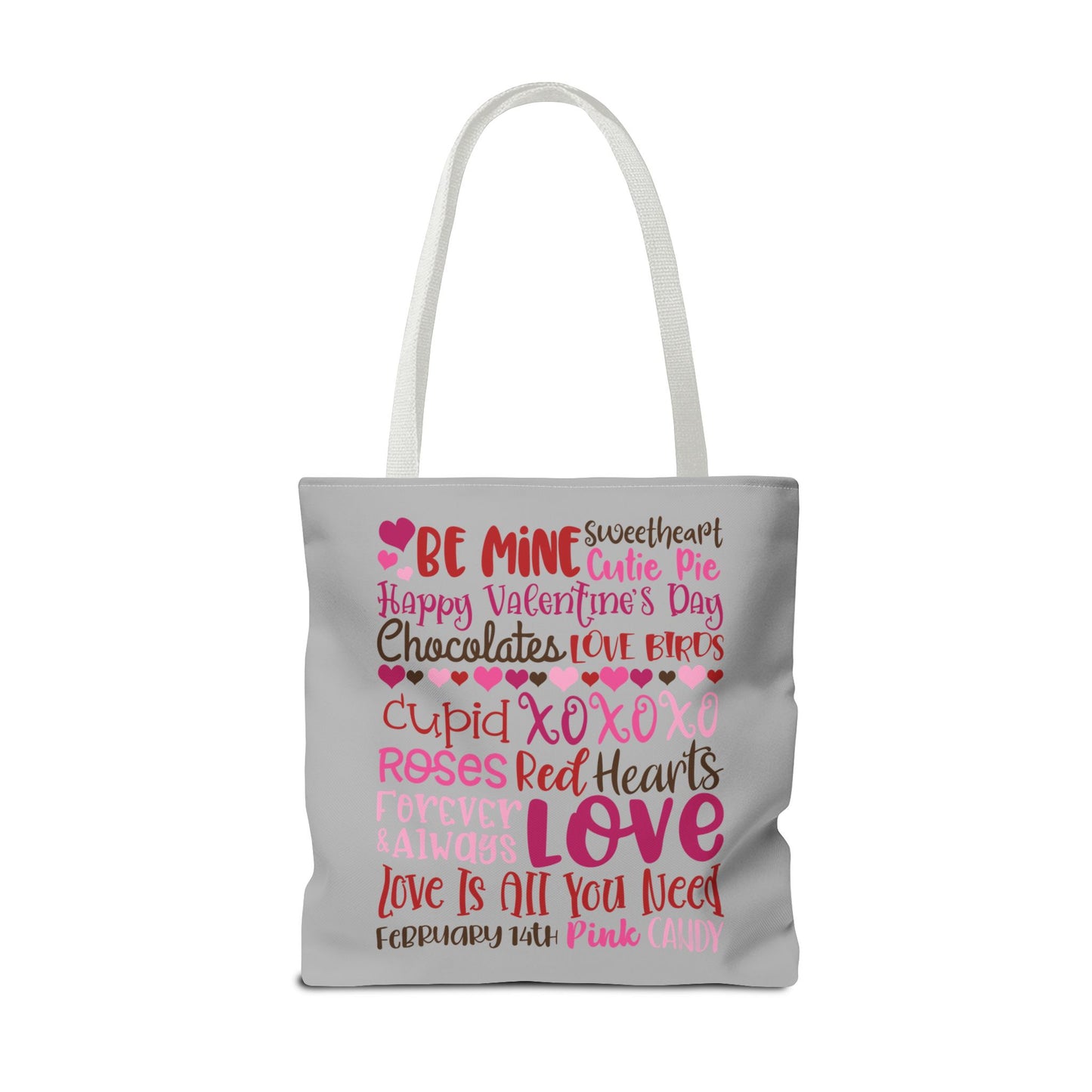 Valentine’s Day Love Words Tote Bag