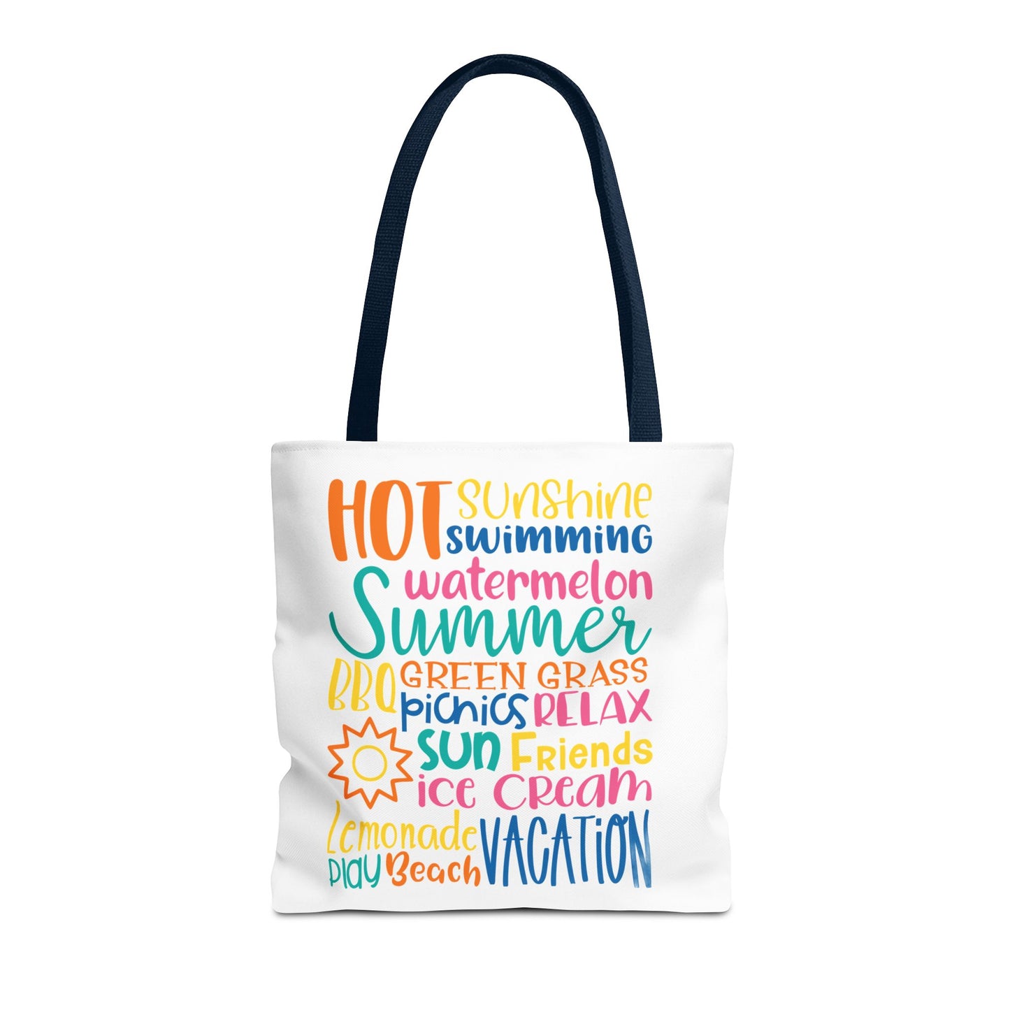 Summer Word Riot Tote Bag