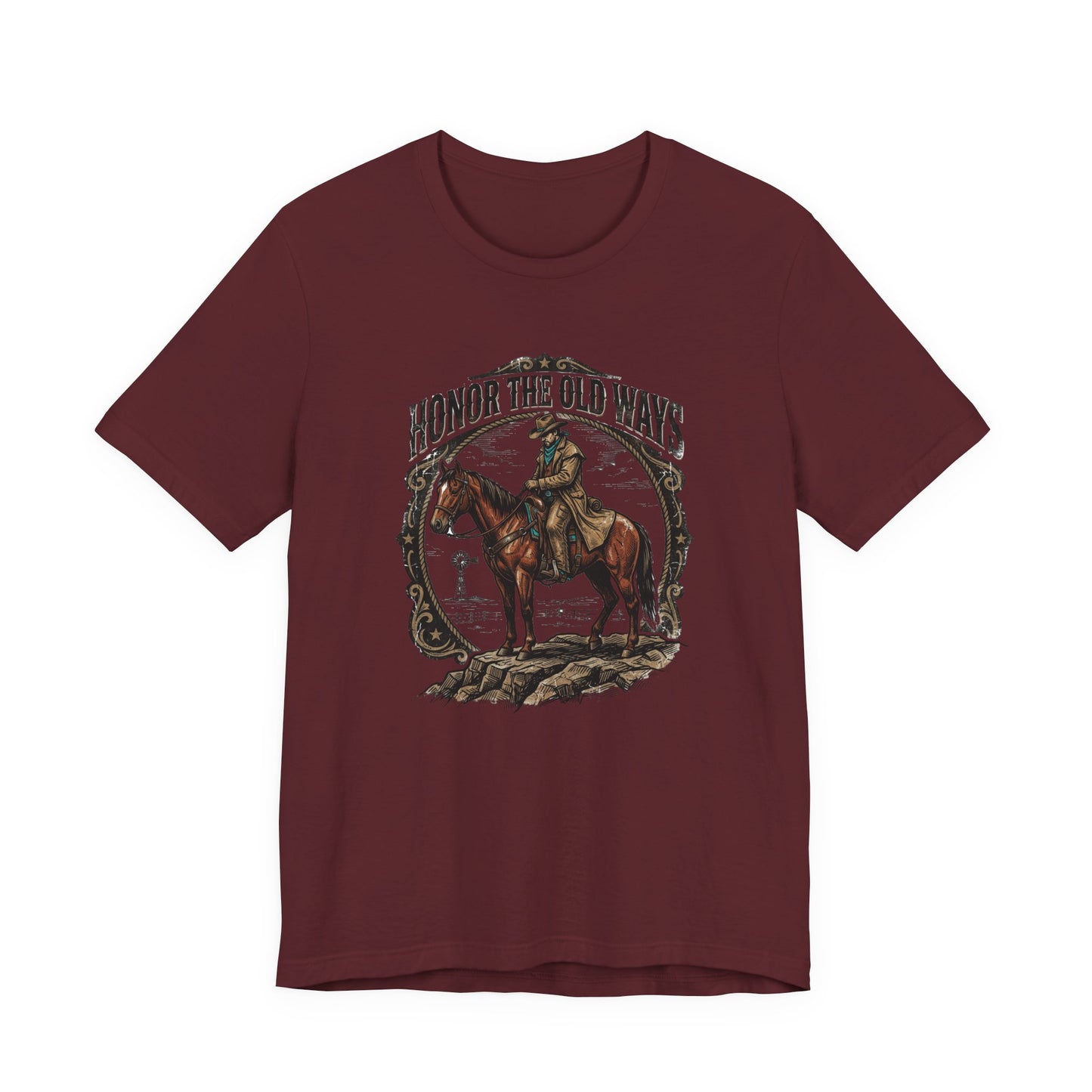 Honor the Old Ways T-Shirt | Western cowboy, vintage Americana