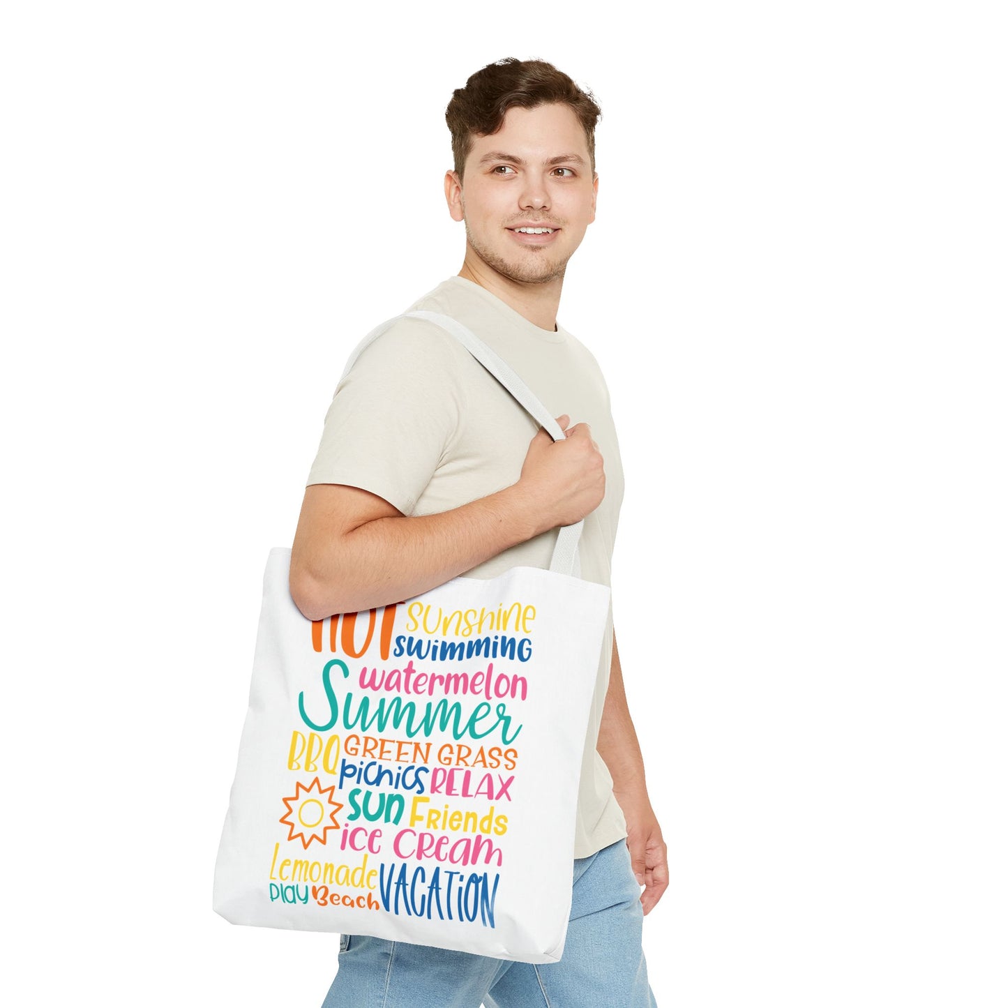 Summer Word Riot Tote Bag