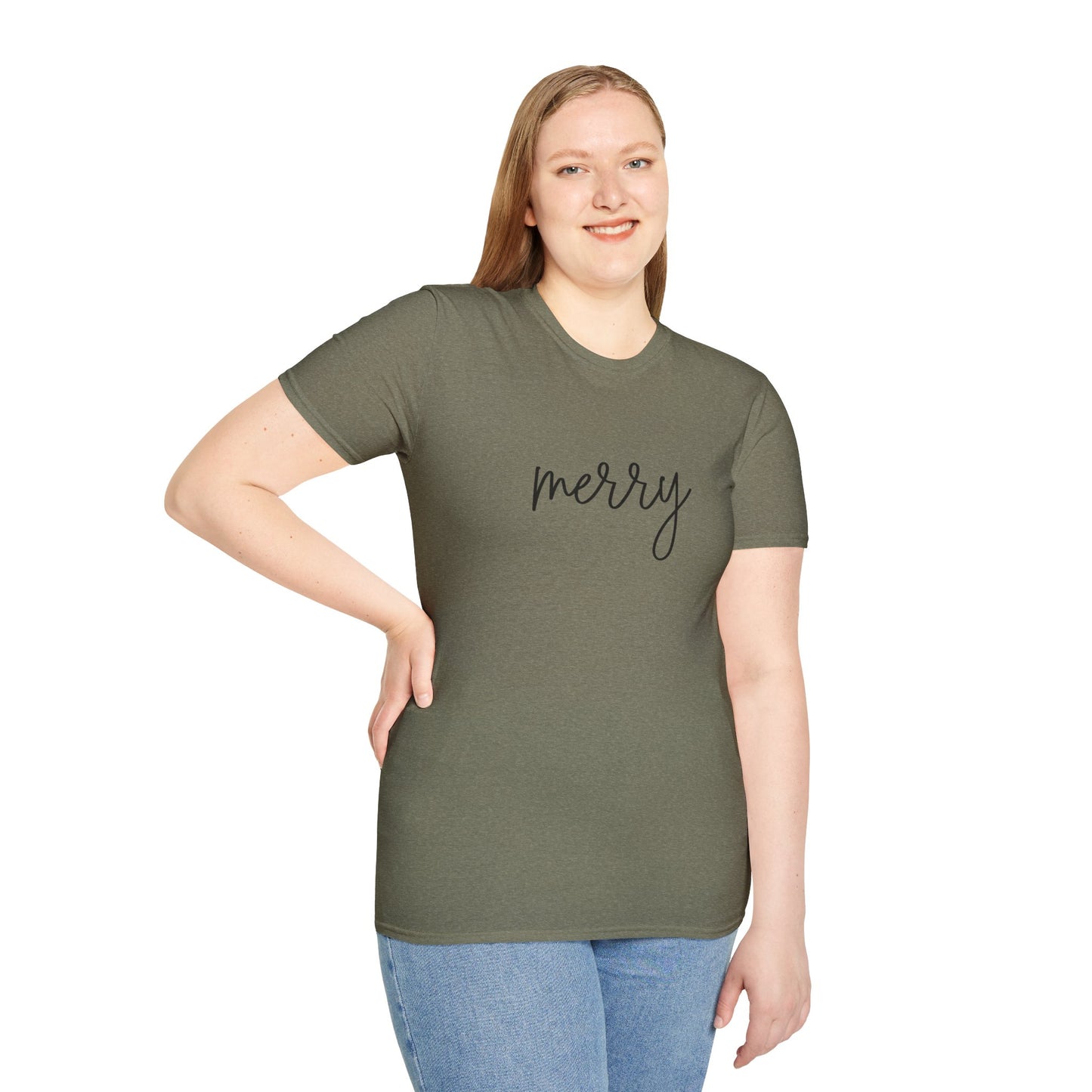 Merry Holiday T-Shirt — Cute Unisex Holiday Tee
