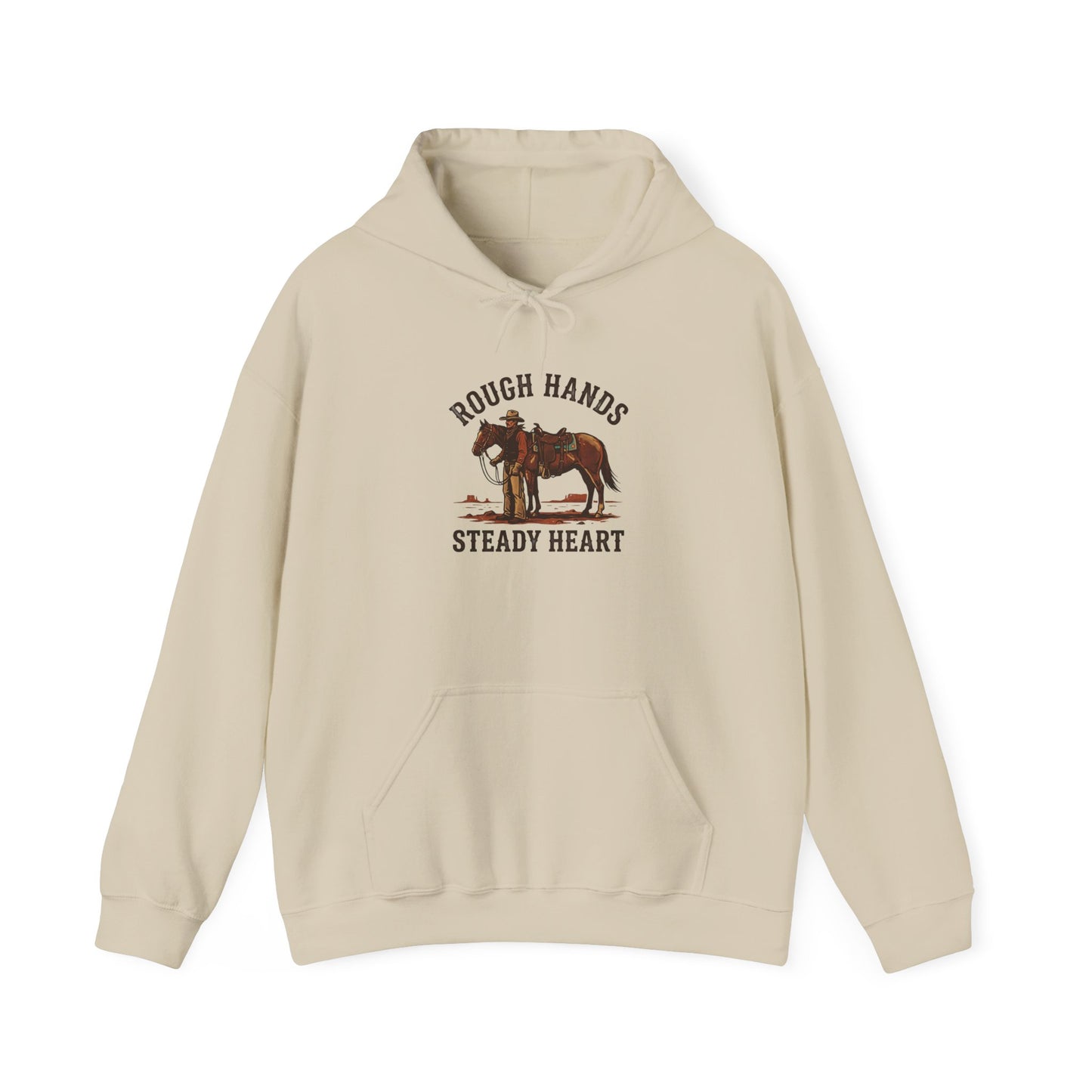 Rough Hands Steady Heart Hoodie | Western cowboy, Americana vintage