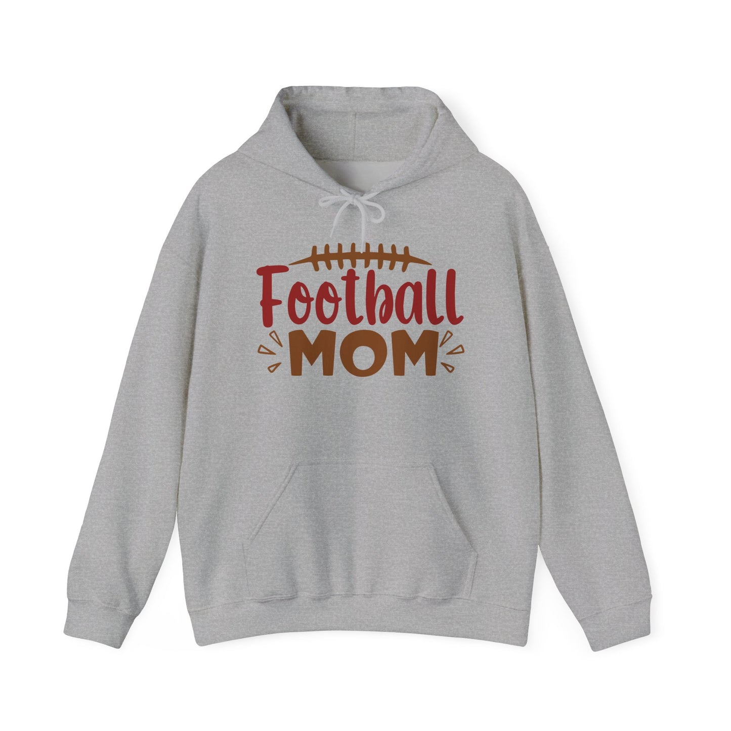 Football Mom Hoodie — Cute Football Graphic Pullover for Proud Sports Moms