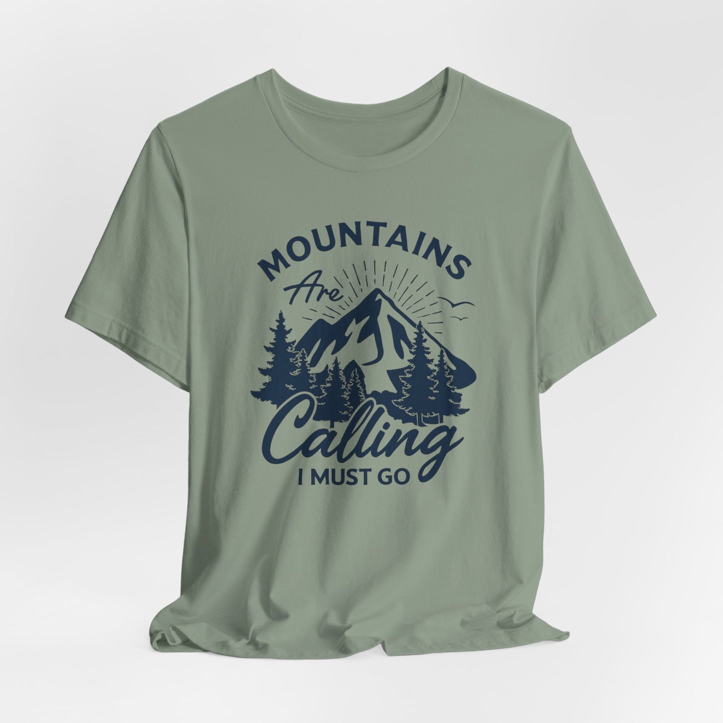 Mountains Are Calling T‑Shirt — Outdoor Adventure Graphic Tee